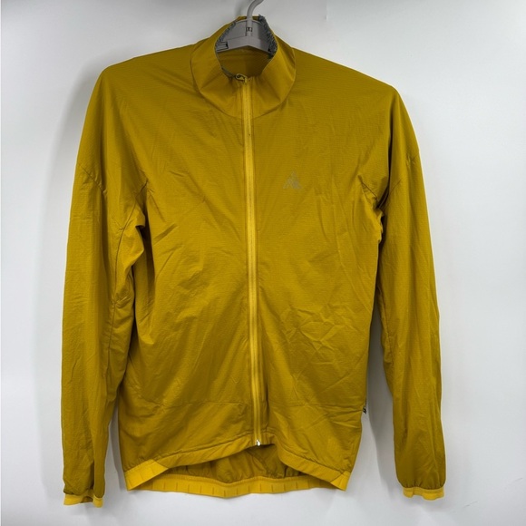 7 Mesh 7MESH Freeflow Jacket Men's Large Yellow Hike Cycle Nylon Poly
